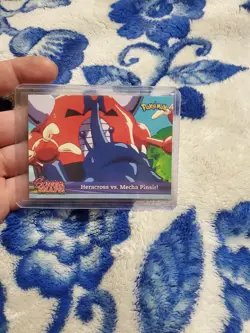 Topps Pokemon Topps Johto Series 1 Non Foil Snap 07 Heracross vs. Mecha Pinsir! - Image 1