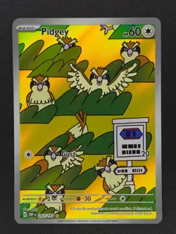 Pidgey 207 Pokemon OBF Obsidian Flames 2023 NM 🔥🔥🔥 - Image 1