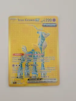2024 POKEMON TEMPORAL FORCES HYPER RARE #216 IRON CROWN EX CGC 10 GEM MINT - Image 1