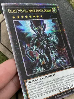 Yugioh Galaxy-Eyes Full Armor Photon Dragon Prismatic 1st Edition RA01-EN037 NM - Image 2