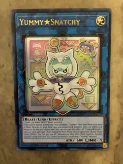 Yugioh! TCG - Yummy Snatch- Ultra Rare - Justice Hunters - JUSH-EN022 - 1st - Image 1
