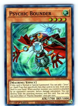 Psychic Bounder Super Rare 1st Edition LED7-EN032 LP - Image 1