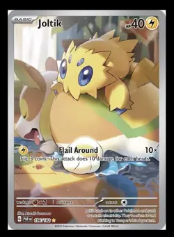 Joltik 196/182 Paradox Rift Illustration Rare Pokemon TCG Card NM Condition - Image 3