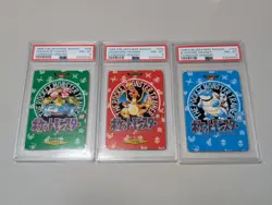 PSA 8 Bandai Pokemon Carddass Card Venusaur Charizard Blastoise Trainer - Image 1