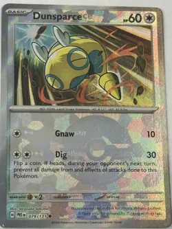 ERROR CARD Pokemon TCG Prismatic Evo. Dudunsparce-Pokeball Texture Shift Error - Image 5