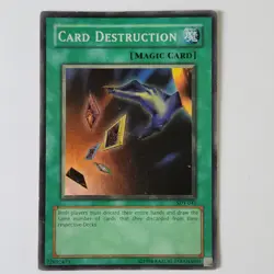 Card Destruction - SDY-042 - DAMAGED - Super Rare - Unlimited - Yugioh - Image 1