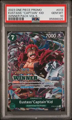 EUSTASS CAPTAIN KID ST02-012 SR 2023 ONE PIECE CARD GAME, WINNER PACK VOL. 5 - Image 1