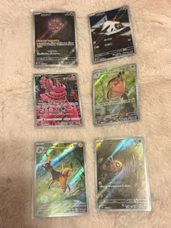POKEMON - SIX CARD JAPANESE ART RARE BUNDLE, VARIOU SETS, AS PICTURED - Image 1