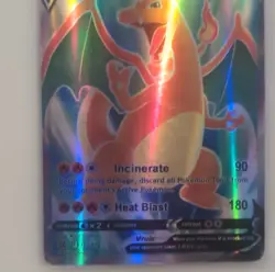 Pokemon TCG Charizard V Full Art Ultra Rare Holo Card 153/172 Brilliant Stars - Image 3