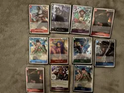 One Piece TCG Card Game OP-13 Rare Lot 30+ Cards NM Carrying On His Will Eng - Image 1