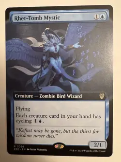 x1 Rhet-Tomb Mystic - Extended Art R MTG Commander: Aetherdrift M/NM, English - Image 1