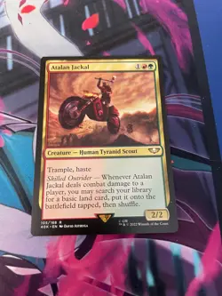 MTG - ATALAN JACKAL - RARE - NM - WARHAMMER 40K - Image 1
