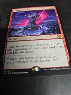 [1x] Warrior's Oath Near Mint, English Double Masters 2022 MTG Magic - Image 1