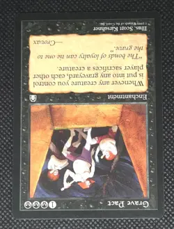MTG Grave Pact - Stronghold - Rare - Vintage Magic The Gathering NM - Image 2