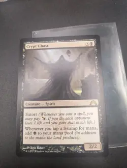 MTG - Crypt Ghast - Gatecrash - Black - Creature Spirit - Extort - Image 2