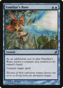 Magic The Gathering MTG FAMILIAR'S RUSE Lorwyn NM Near Mint - Image 1