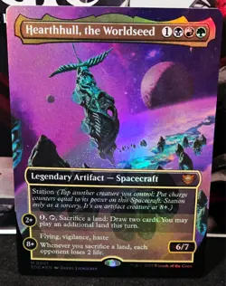 magic the gathering - FOIL! - Hearthhull, the Worldseed - Legendary Artifact - Image 1