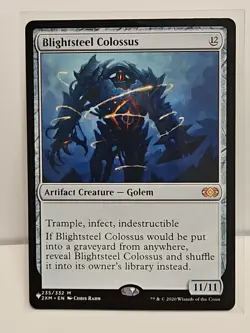 Blightsteel Colossus Double Masters #235/332 MTG Magic the Gathering - Image 1