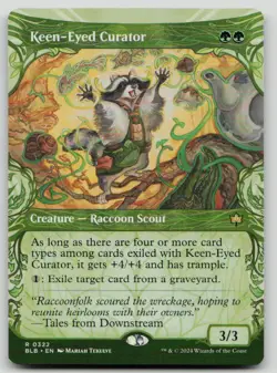 Keen-Eyed Curator (Showcase) R Bloomburrow 322 NM - Image 1