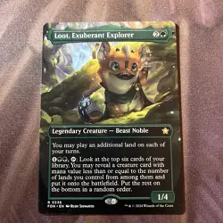 MTG / Loot Exuberant Explorer / Borderless - Image 1