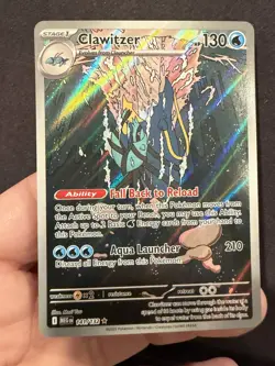 Clawitzer 141/132 Pokemon Mega Evolution Illustration Rare Card Near Mint (NM) 1 - Image 1