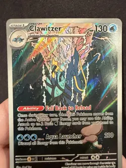 Clawitzer 141/132 Pokemon Mega Evolution Illustration Rare Card Near Mint (NM) 1 - Image 4