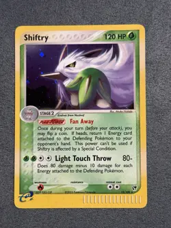 Pokemon Shiftry EX Sandstorm Holo Rare #12 - Image 1