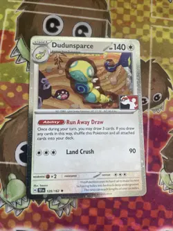 Dudunsparce 129/163 NM Cosmos Holo Pokemon Play! Prize Pack Series 7 Play Stamp - Image 1
