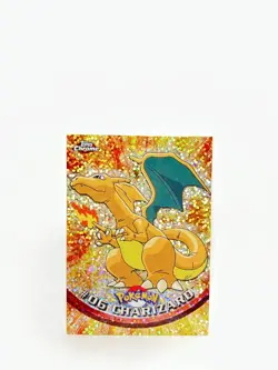 Pokemon Topps Chrome Sparkle Charizard #6 RAW LP/NM - Image 1