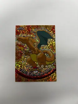 Pokemon Topps Chrome Sparkle Charizard #6 RAW LP/NM - Image 2