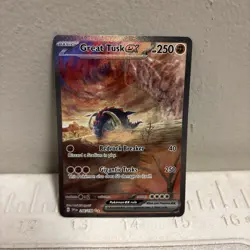 Pokemon TCG Scarlet & Violet Great Tusk ex 246/198 Special Illustration Rare NM - Image 1