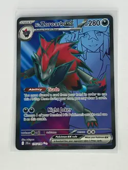 2025 Pokemon Journey Together N's Zoroark ex #175/159 Full Art Ultra Rare NM - Image 1