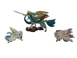 Pokemon TCG Shiny Zacian Figure and Two Pins Crown Zenith Collection - Image 1