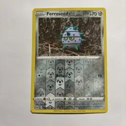 Pokemon Sword & Shield Base Set FERROSEED 130/202 Reverse Holo - Image 1