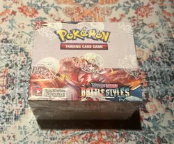 Battle Styles Booster Box Sword & Shield Pokemon TCG Factory Sealed Box - Image 1