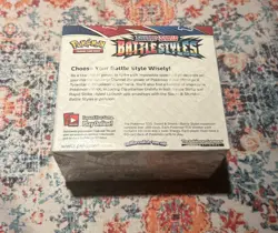 Battle Styles Booster Box Sword & Shield Pokemon TCG Factory Sealed Box - Image 2