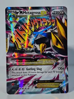 Pokemon M Metagross EX (Shiny) XY35 XY Promo Holo - LIGHTLY PLAYED - Image 1