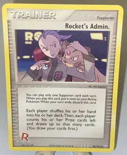 Rocket's Admin - Team Rocket Returns 86/109 2004 NM Pokemon Supporter - Image 1
