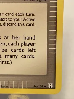 Rocket's Admin - Team Rocket Returns 86/109 2004 NM Pokemon Supporter - Image 4