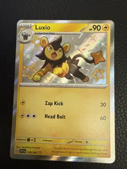 Luxio 136/091 Shiny - Pokemon TCG Paldean Fates 2024. Read Description - Image 1
