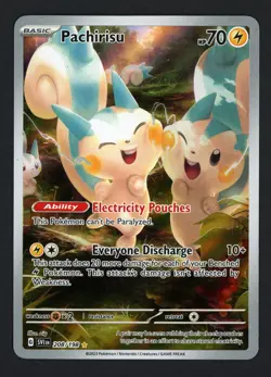 Pachirisu 208/198 SV01: Scarlet & Violet Base Set Illustration Rare Pokemon TCG - Image 1