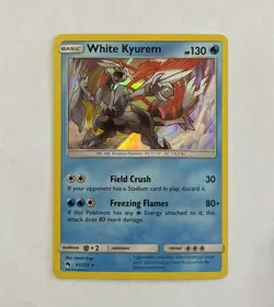 Pokemon White Kyurem Holo Rare 63/214 Lost Thunder HOLO NM - Image 1