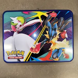 Pokemon TCG 2025 Fall Collector Chest Tin Lunchbox LUCARIO MAWILE LATIOS EMPTY - Image 1
