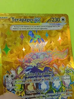 Pokemon Scarlet & Violet Stellar Crown Terapagos ex 173/142 Secret Rare Gold - Image 5