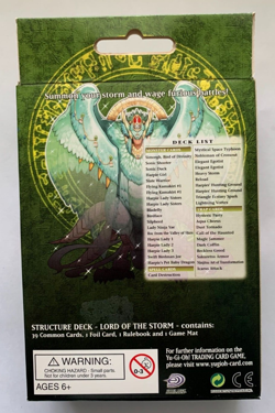 Yugioh Structure Deck 1st Edition F/S - Lord Of The Storm - Image 2