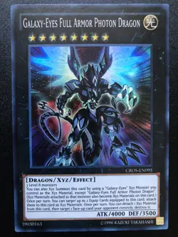 Galaxy-Eyes Full Armor Photon Dragon CROS-EN095 Super Rare Mint/ Near Mint - Image 1