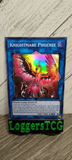 Yu-Gi-Oh! Knightmare Phoenix / FLOD EN046 1st Edition LP - Image 1