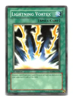 Lightning Vortex - SD09-EN026 1st Edition - YuGiOh-LP - Image 1