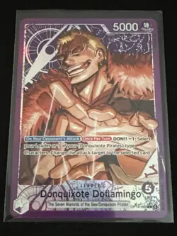 ONE PIECE CARD GAME TCG Donquixote Doflamingo Leader Alt Art OP14-060 English ** - Image 2