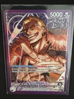 ONE PIECE CARD GAME TCG Donquixote Doflamingo Leader Alt Art OP14-060 English ** - Image 3